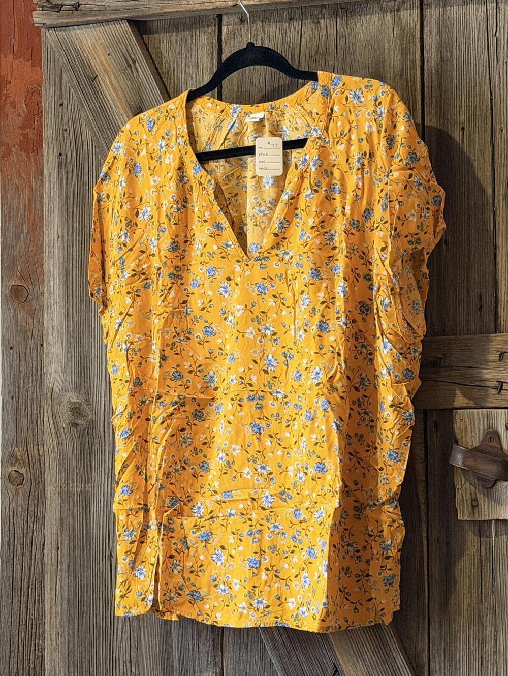Old Navy Relaxed Split-Neck Top for Women XXL
